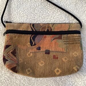 Vintage Danny K Beverly Hills Tapestry Crossbody Purse